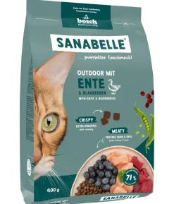 Sanabelle® Life Trockenfutter für Katzen Outdoor Adult, Ente & Blaubeere