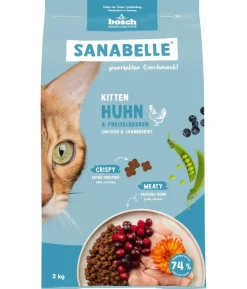 Sanabelle® Life Trockenfutter für Katzen Kitten, Huhn & Preiselbeeren