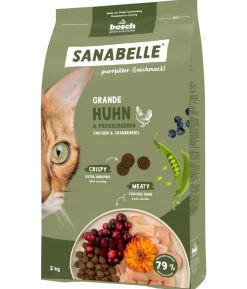 Sanabelle® Life Trockenfutter für Katzen Grande Adult, Huhn & Preiselbeere