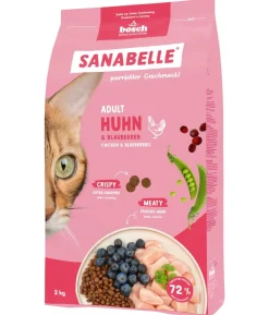 Sanabelle® Life Trockenfutter für Katzen Adult, Huhn & Preiselbeeren