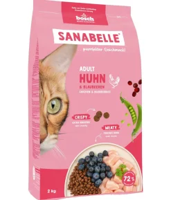 Sanabelle® Life Trockenfutter für Katzen Adult, Huhn & Preiselbeeren