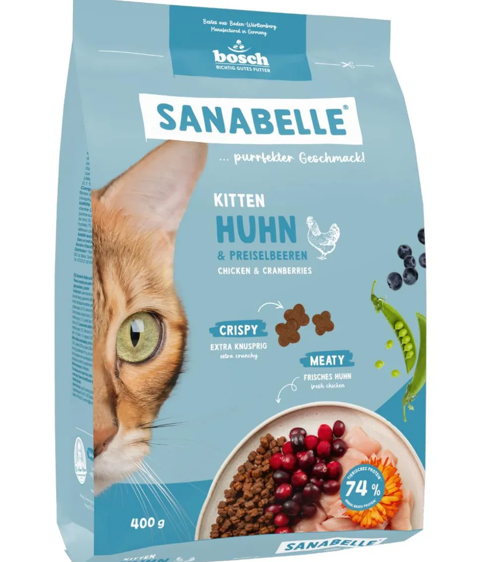 Sanabelle® Life Trockenfutter für Katzen Kitten, Huhn & Preiselbeeren
