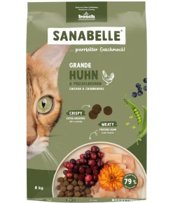 Sanabelle® Life Trockenfutter für Katzen Grande Adult, Huhn & Preiselbeere