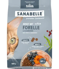 Sanabelle® Life Trockenfutter für Katzen Adult, Forelle & Blaubeeren