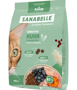 Sanabelle® Life Trockenfutter für Katzen Sensitiv Adult, Huhn & Preiselbeeren