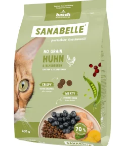 Sanabelle® Life Trockenfutter für Katzen No Grain Adult, Huhn & Blaubeere