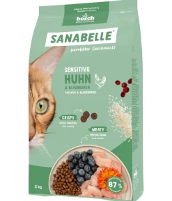 Sanabelle® Life Trockenfutter für Katzen Sensitiv Adult, Huhn & Preiselbeeren