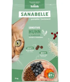Sanabelle® Life Trockenfutter für Katzen Sensitiv Adult, Huhn & Preiselbeeren