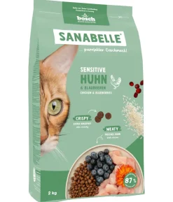 Sanabelle® Life Trockenfutter für Katzen Sensitiv Adult, Huhn & Preiselbeeren