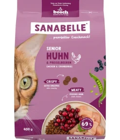 Sanabelle® Life Trockenfutter für Katzen Senior, Huhn & Preiselbeeren
