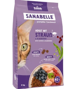 Sanabelle® Life Trockenfutter für Katzen Adult, Strauß & Blaubeeren