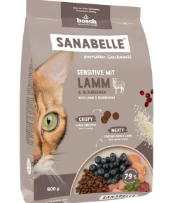 Sanabelle® Trockenfutter für Katzen Sensitiv Adult, Lamm & Blaubeeren