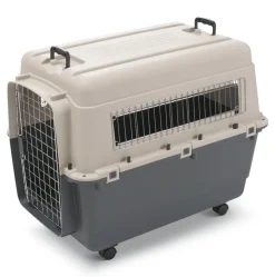 SAVIC Reisebox Andes inkl. Rollen, grau, ca. B100/H80/T67 cm