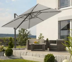 Schneider Ampelschirm Rhodos Smart, quadratisch, ca. B300/T300 cm
