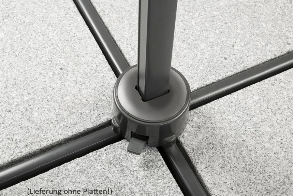 Schneider Ampelschirm Rhodos Junior, quadratisch, ca. B270/T270 cm