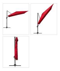 Schneider Ampelschirm Rhodos Junior, quadratisch, ca. B270/T270 cm