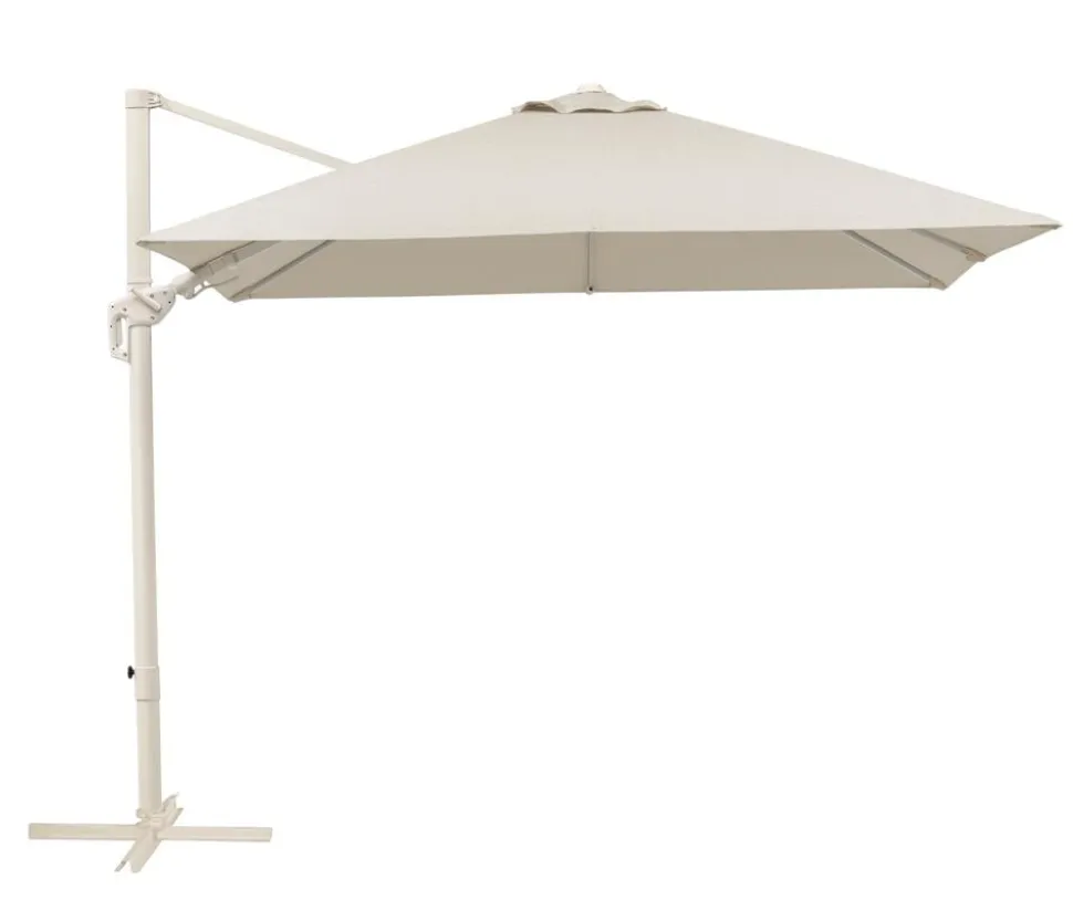 Schneider Ampelschirm Rhodos Twist Comfy, quadratisch, ca. B300/T300 cm