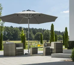 Schneider Premium Sonnenschirm Gemini, rund, ca. Ø360 cm