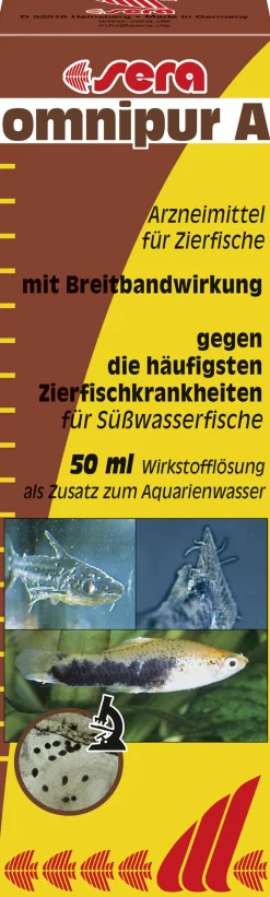 sera omnipur A Arzneimittel für Zierfische, 50 ml
