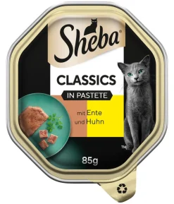 Sheba® Nassfutter für Katzen Classics in Pastete, 22 x 85 g