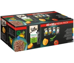 Sheba® Nassfutter für Katzen Nature's Collection in Sauce Multipack Adult, Feine Vielfalt, 40 x 85 g