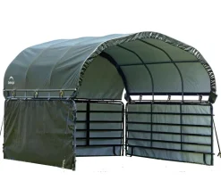 Shelter Logic Erweiterung für Pferdestallüberdachung, ca. B370/H170/T370 cm