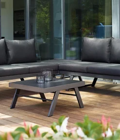Sieger Auckland Loungetisch/-hocker, ca. B72/H47/T72 cm