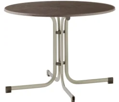 Sieger Klapptisch Boulevard mit mecalit®-PRO-Platte, ca. Ø100/H72 cm