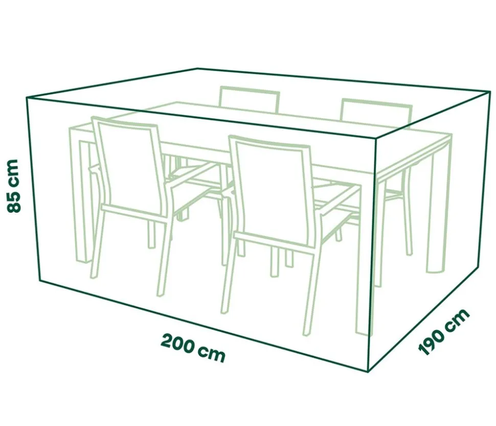 Siena Garden Abdeckhaube für Sitzgruppe, ca. B190/H200/T85 cm