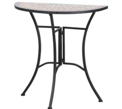 Siena Garden Anstelltisch Prato, halbrund, ca. B35,5/H71,5 cm