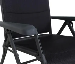 Siena Garden Camping Relaxstuhl XL Premium, anthrazit