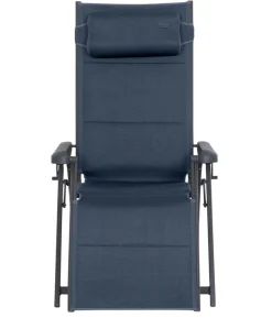 Siena Garden Camping Relaxstuhl XL Premium, blau
