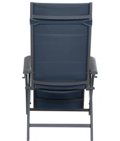 Siena Garden Camping Relaxstuhl XL Premium, blau