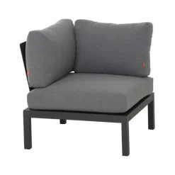Siena Garden Eckteil Alvida, grau, ca. B74/H75/T74 cm