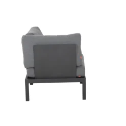Siena Garden Eckteil Alvida, grau, ca. B74/H75/T74 cm