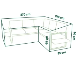 Siena Garden Loungehülle, ca. B270/H210/T90 cm