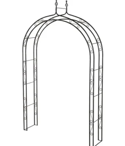 Siena Garden Metall-Rosenbogen Oxford, ca. B150/H250/T36 cm