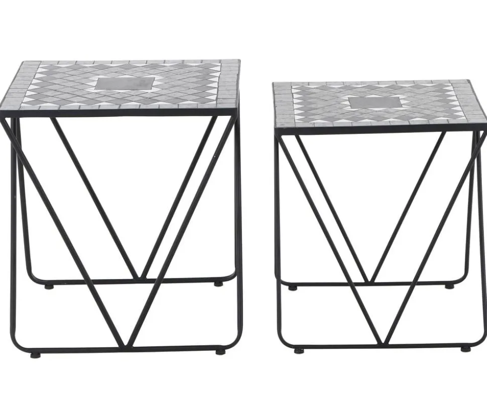 Siena Garden Mosaikbeistelltisch-Set Como, 2-teilig