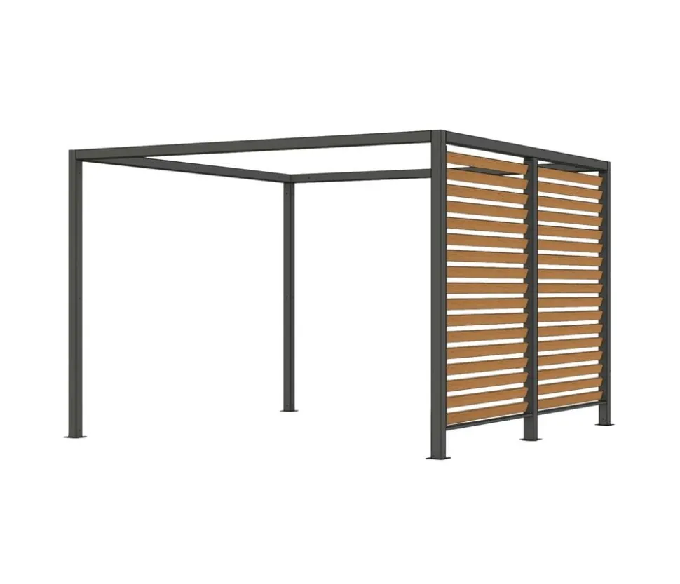 Siena Garden Schattenmanufaktur® Pergola Blende Holzoptik
