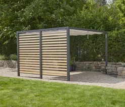 Siena Garden Schattenmanufaktur® Pergola Blende Holzoptik