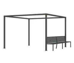 Siena Garden Schattenmanufaktur® Pergola-Zubehör Bank