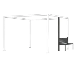 Siena Garden Schattenmanufaktur® Pergola-Zubehör Bank