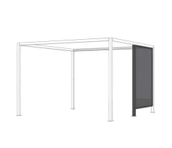 Siena Garden Schattenmanufaktur® Blende Ranotex für Pergola