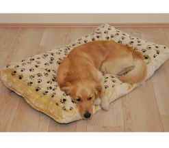 SILVIO design Hundebett Silvio mit Pfotenmuster, rechteckig