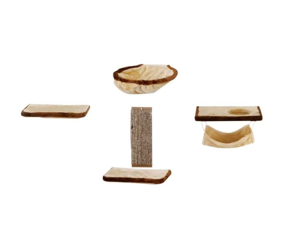 Silvio Design Katzen Kletterwand 6-teilig