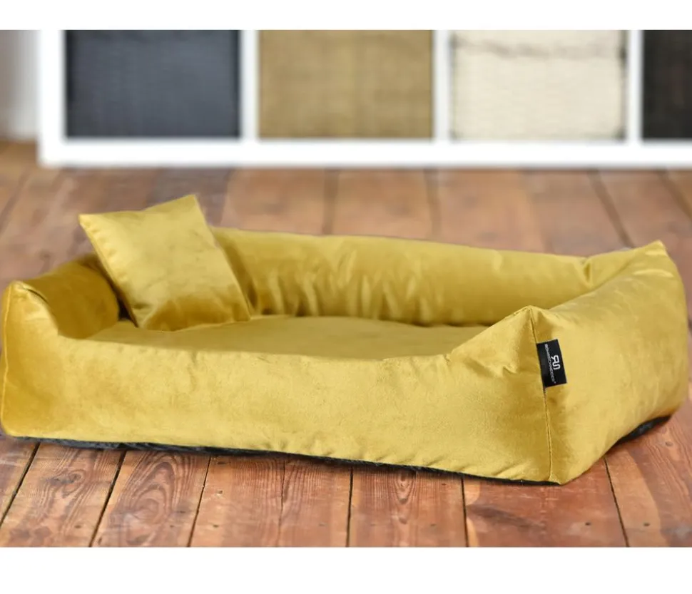Silvio Design Kuschelsofa Samt, rechteckig