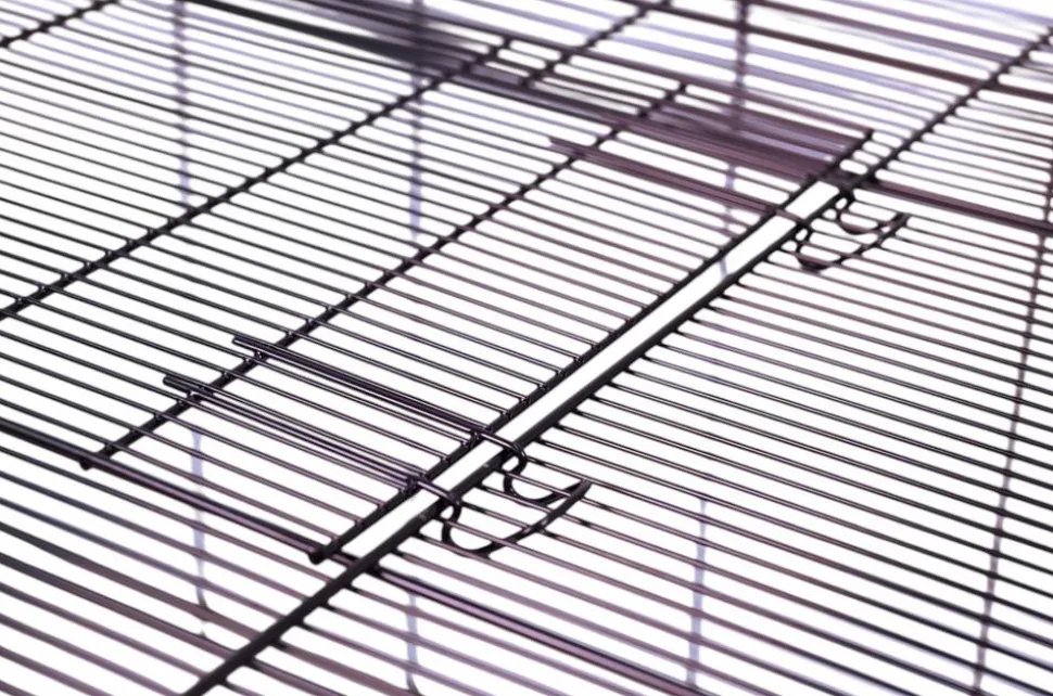 Skyline Nagerkäfig Speedy Gonzales de Luxe, schwarz/hellgrau