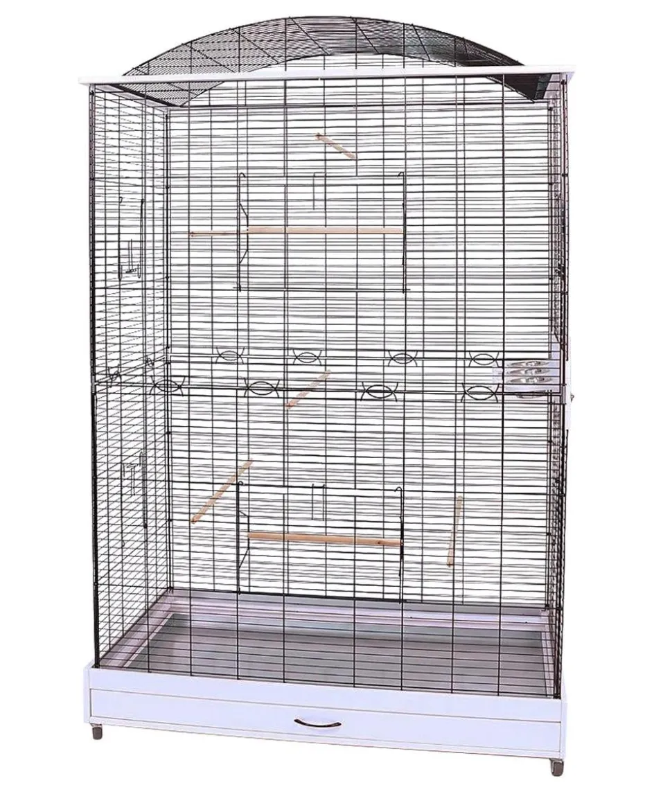 Skyline Vogelkäfig Loretto XXL, ca. B118/H175/T75 cm