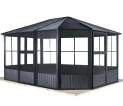 Sojag Outdoor-Pavillon Kaltwintergarten Charleston 1212, ca. B383,6/H280,9/T383,6 cm