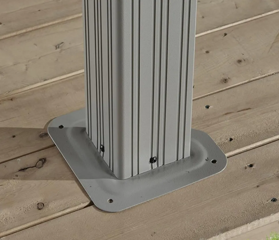 Sojag Outdoor-Pavillon Messina 1012, inkl. Moskitonetz champagner, ca. B363/H291,5/T298 cm